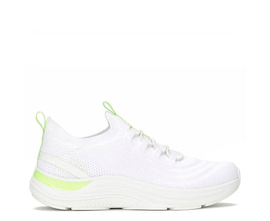 Keds Women's BlissMove Knit Slip-On Sneakers in White/Lime Green size 10 - W