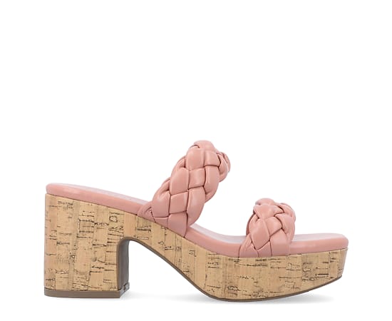 JOURNEE COLLECTION-WOMENS DYAA WEDGE SANDAL