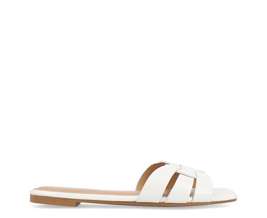 JOURNEE COLLECTION-WOMENS ARRINA SLIP-ON SANDAL