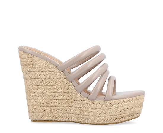 JOURNEE COLLECTION-WOMENS CYNTHIE WEDGE SANDAL
