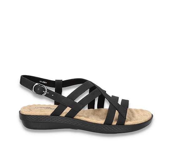 Easy Street Women's Lobo Comfort Sandals - Black