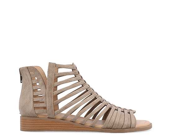 JOURNEE COLLECTION-WOMENS DELILAH WIDE SANDAL