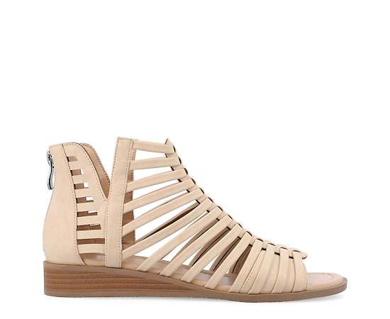 JOURNEE COLLECTION-WOMENS DELILAH WIDE SANDAL