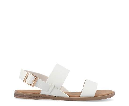 JOURNEE COLLECTION-WOMENS LAVINE WIDE FLAT SANDAL