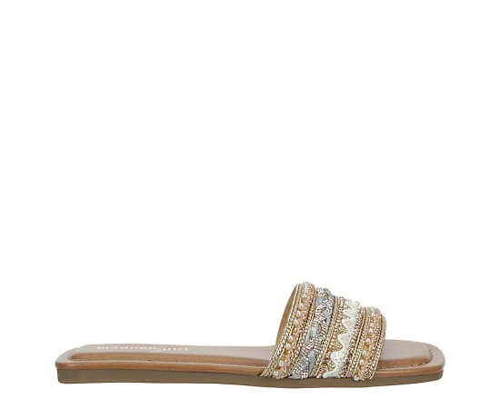 WOMENS THREAD SLIDE SANDAL