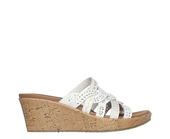 SKECHERS-WOMENS NEW RESORT WEDGE SANDAL