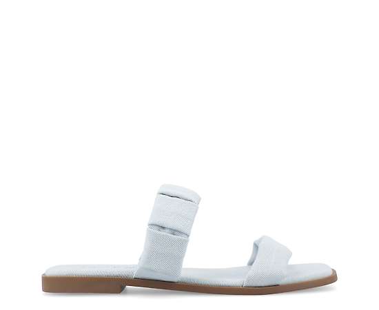 JOURNEE COLLECTION-WOMENS PEGIE FLAT SANDAL
