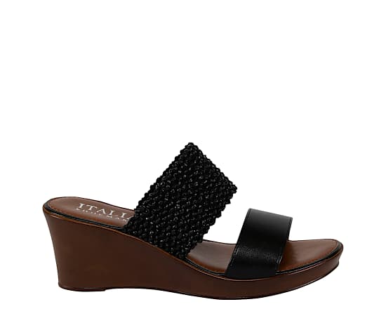 ITALIAN SHOEMAKERS-WOMENS YAMARI WEDGE SANDAL