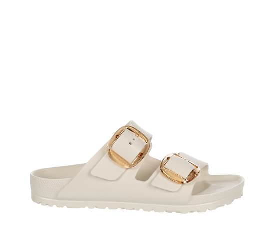WOMENS ARIZONA ESSENTIALS BIG BUCKLE SLIDE SANDAL