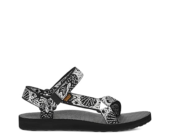 WOMENS MIDFORM UNIVERSAL PLATFORM OUTDOOR SANDAL - BLACK