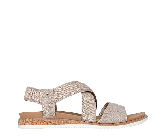 SKECHERS-WOMENS DESERT KISS LOW SANDAL