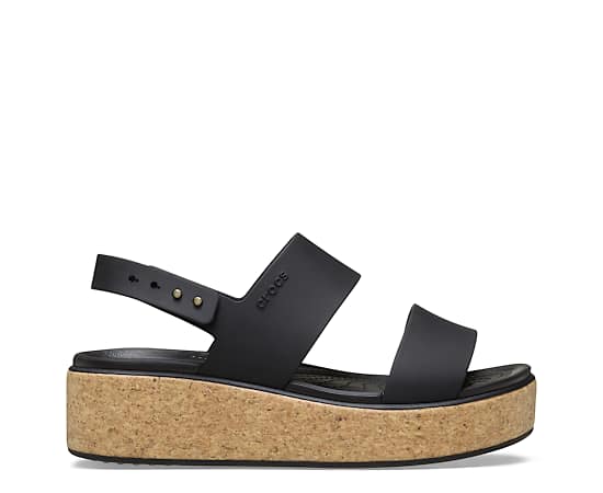 WOMENS BROOKLYN CORK LOW WEDGE SANDAL