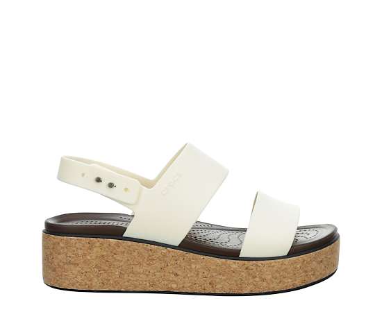 WOMENS BROOKLYN CORK LOW WEDGE SANDAL