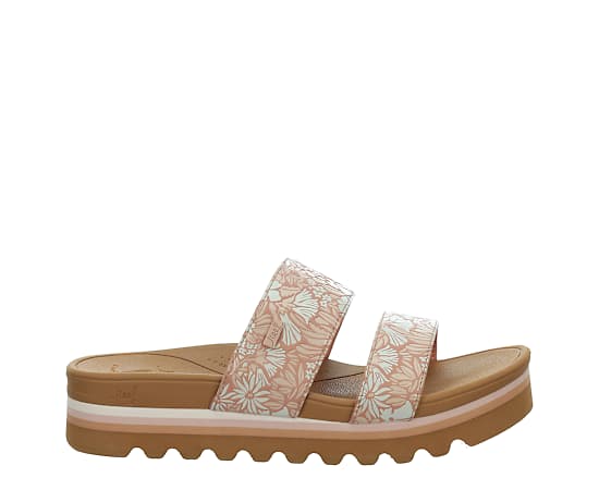 REEF-WOMENS BANDED HORIZON HI SLIDE SANDAL