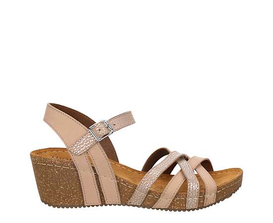 WOMENS FLORA WEDGE SANDAL