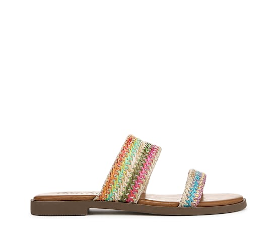 WOMENS OFF COURT SLIDE SANDAL - BLACK