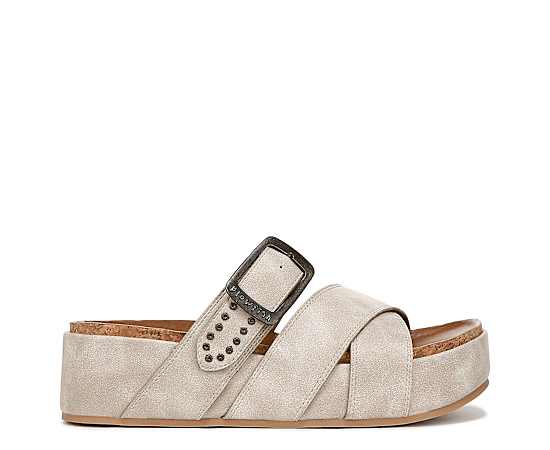 WOMENS OFF COURT SLIDE SANDAL - BLACK