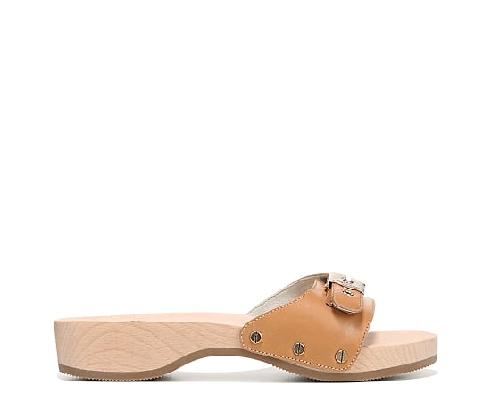 Dr. Scholl's Orig Collection Women's Original Sandal Camelot Leather DRORG Light Brown Camelot 6.0 M