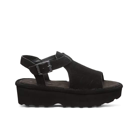 BEARPAW-WOMENS ASCEND PLATFORM SANDAL