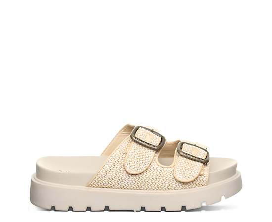 Bearpaw Women's Eternal Round Toe Sandals - Natural