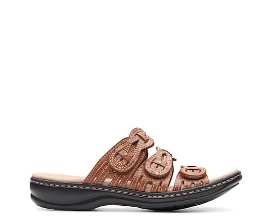 CLARKS-WOMENS LEISA FAYE SLIDE SANDAL