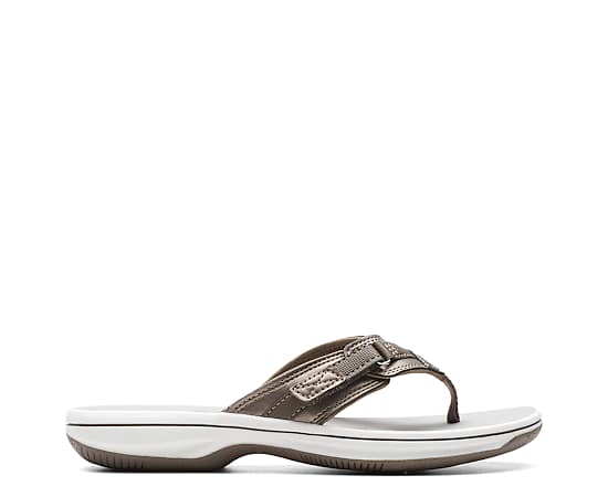 CLARKS-WOMENS BREEZE SEA FLIP FLOP SANDAL
