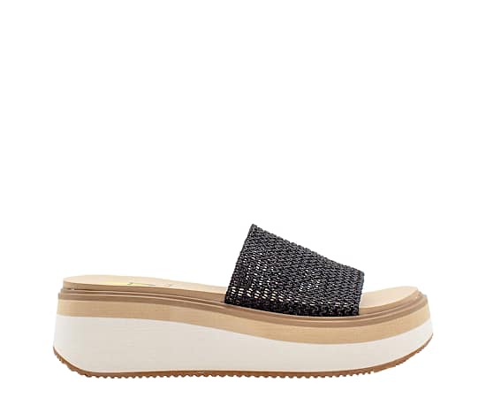 WOMENS PORTOBELLO WEDGE SANDAL