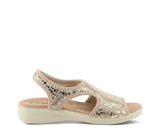 Womens Flexus(R) by Spring Step Nyaman-Crackle Sport Sandals