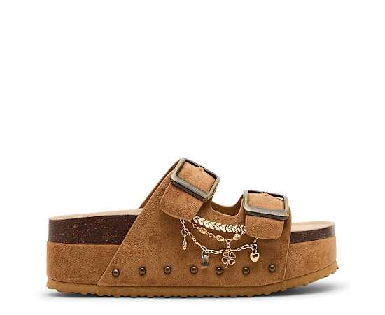 WOMENS BABES CHARM FOOTBED SANDAL