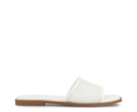 JOURNEE COLLECTION-WOMENS BRECKLY SLIDE SANDAL