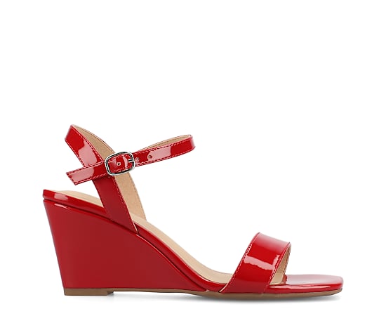 JOURNEE COLLECTION-WOMENS CLAYR WEDGE SANDAL