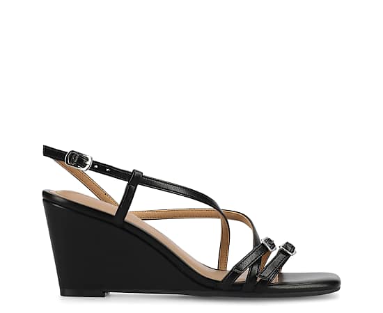JOURNEE COLLECTION-WOMENS CLINNNE WEDGE SANDAL