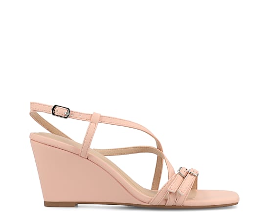 JOURNEE COLLECTION-WOMENS CLINNNE WEDGE SANDAL