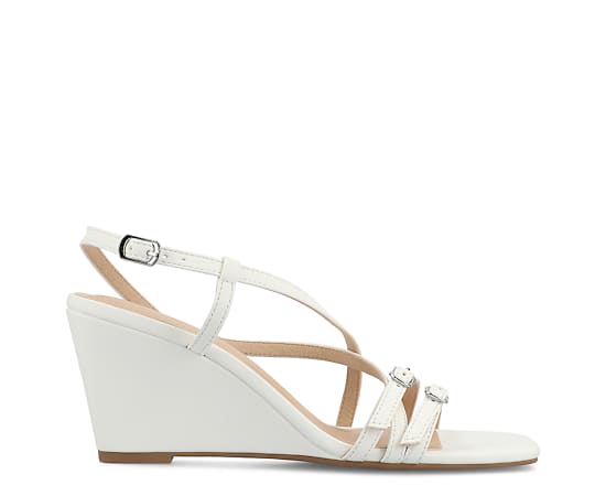 JOURNEE COLLECTION-WOMENS CLINNNE WEDGE SANDAL