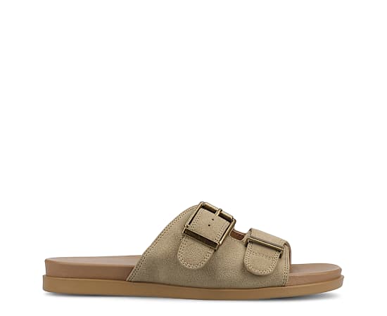 JOURNEE COLLECTION-WOMENS COSETTE SLIDE SANDAL