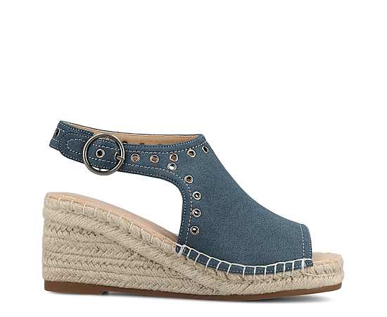 JOURNEE COLLECTION-WOMENS CRISIE WEDGE SANDAL