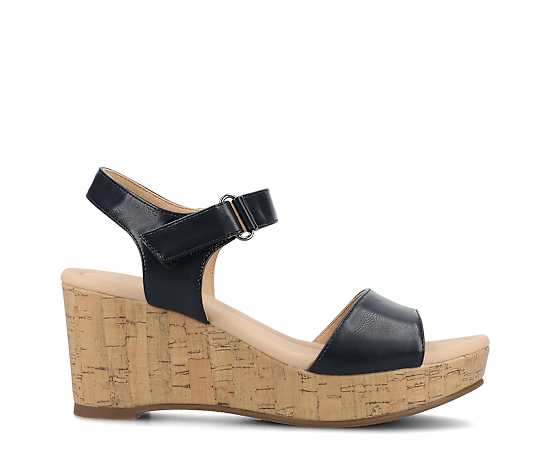 JOURNEE COLLECTION-WOMENS RANAE WEDGE SANDAL