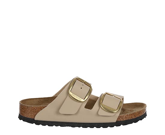 WOMENS ARIZONA BIG BUCKLE FOOTBED SANDAL