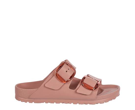WOMENS ARIZONA ESSENTIALS BIG BUCKLE SLIDE SANDAL