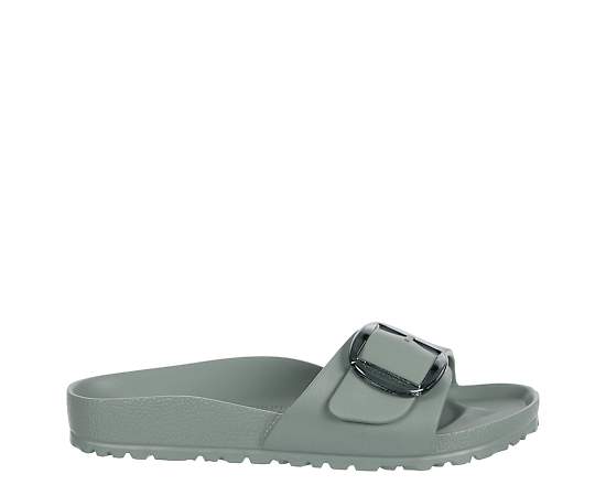 WOMENS MADRID ESSENTIALS BIG BUCKLE SLIDE SANDAL