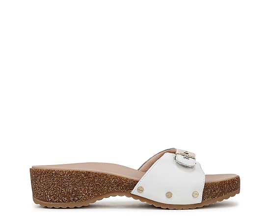 Dr. Scholl's Orig Collection Women's Original Flex Sandal White Leather DRORG 9.0 M