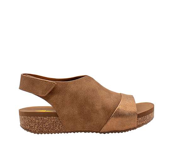 VOLATILE WOMENS WREN SANDAL - LEOPARD