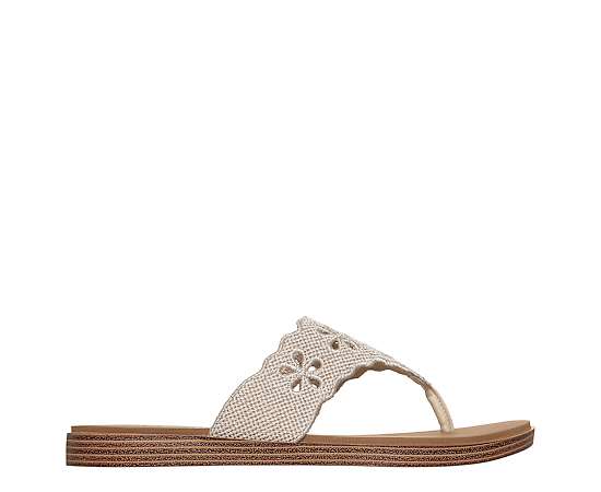 SKECHERS-WOMENS SUMMER COVE-BREEZE BY FLIP FLOP SANDAL