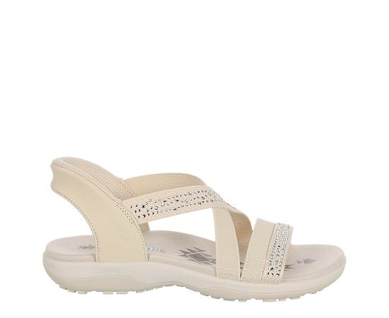 WOMENS SUMMER SPARKLE KNIT SLING SANDAL