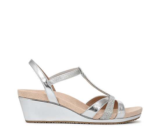LifeStride Women's Mimosa Strappy Sandals - Silver