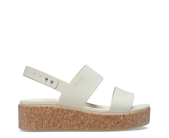 WOMENS BROOKLYN CORK LOW WEDGE SANDAL