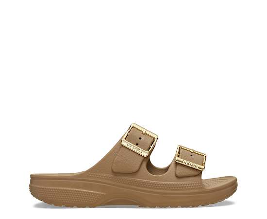 WOMENS SATURDAY METALLIC BUCKLE SANDAL