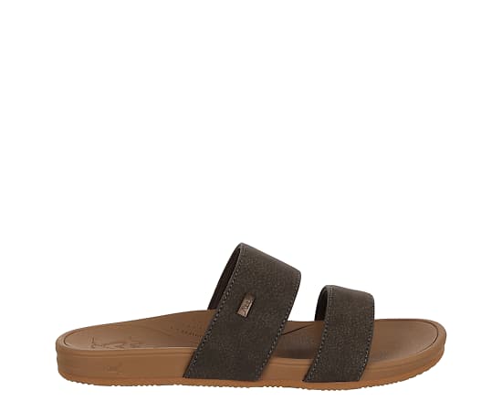 WOMENS BANDED HORIZON SLIDE SANDAL