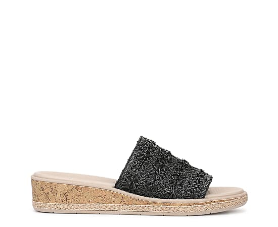 LIFESTRIDE-WOMENS BREEZY ESPADRILLE SLIDE SANDAL