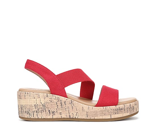 LIFESTRIDE-WOMENS ODETTE CORK WEDGE SANDAL